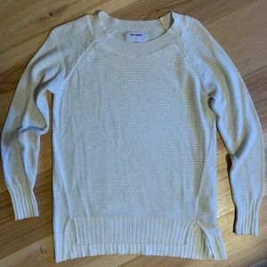 Cream knit sweater